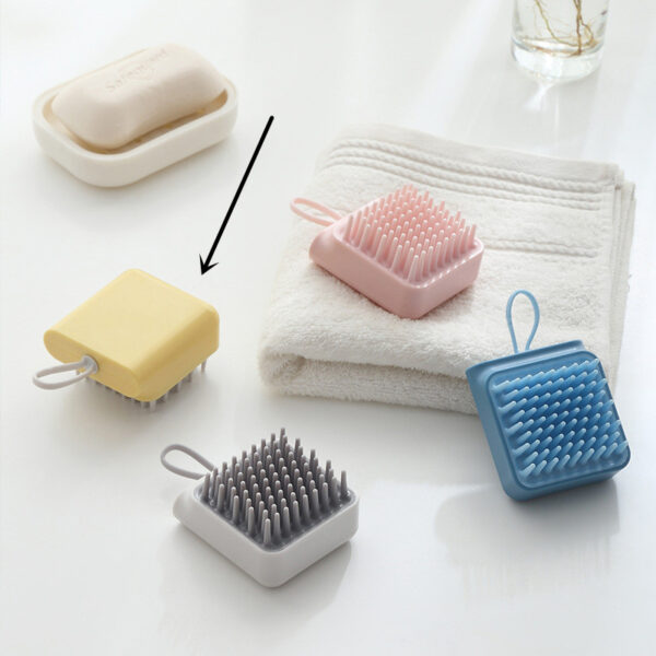 Pet Dog Cat Bath Brush Comb Multifunctional Brush Hair Fur Grooming Massaging Washing Comb Wet And Dry Remove Hair Knots - Image 3