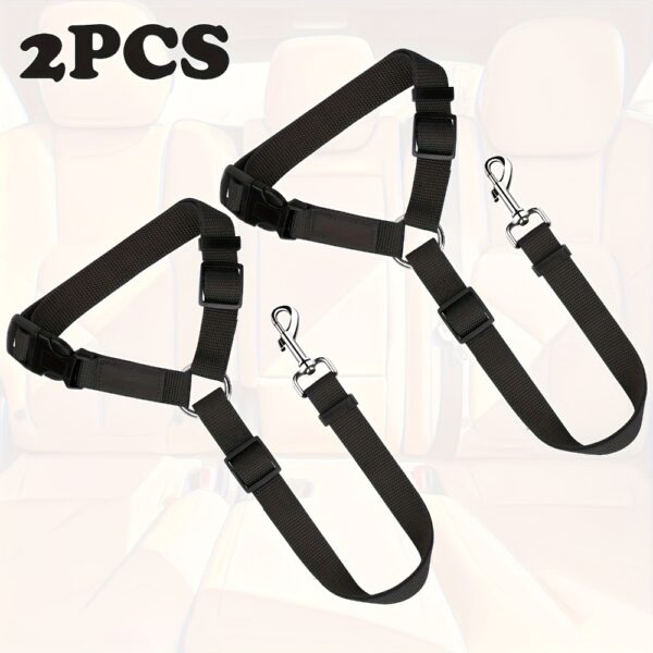 The Two - Piece Dog Leash Set Is Made Of Wear - Resistant And Skin - Friendly Materials. With Excellent Quality, It Meets Various Travel Needs Of Dogs. - Image 2
