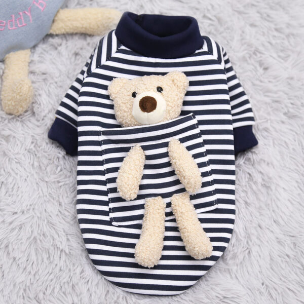 Cat Dog Pet Clothes for Small Dog Cute Sweater Spring Cat Cute Teddy Bear - Image 2