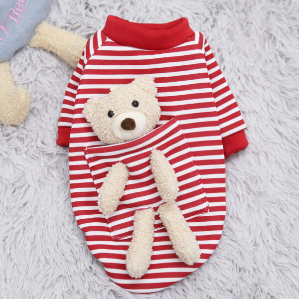 Cat Dog Pet Clothes for Small Dog Cute Sweater Spring Cat Cute Teddy Bear - Image 5