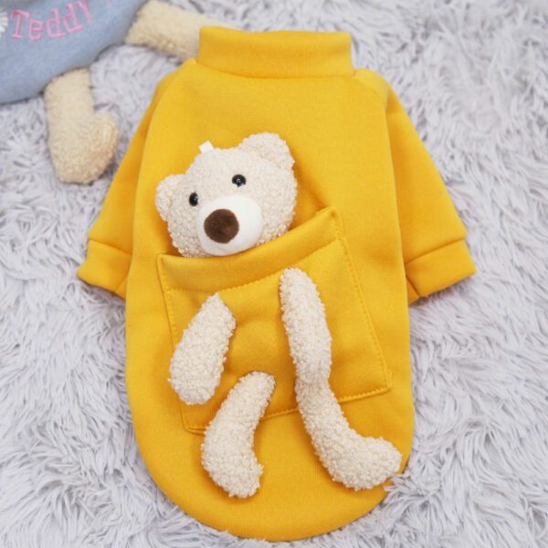 Cat Dog Pet Clothes for Small Dog Cute Sweater Spring Cat Cute Teddy Bear - Image 6