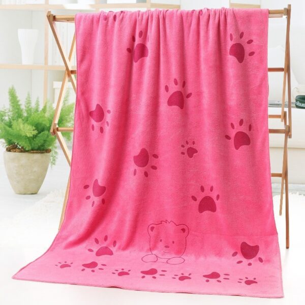 Dog Bath Towel Super Absorbent Bath Towel - Image 2