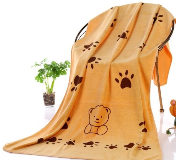 Dog Bath Towel Super Absorbent Bath Towel - Image 3