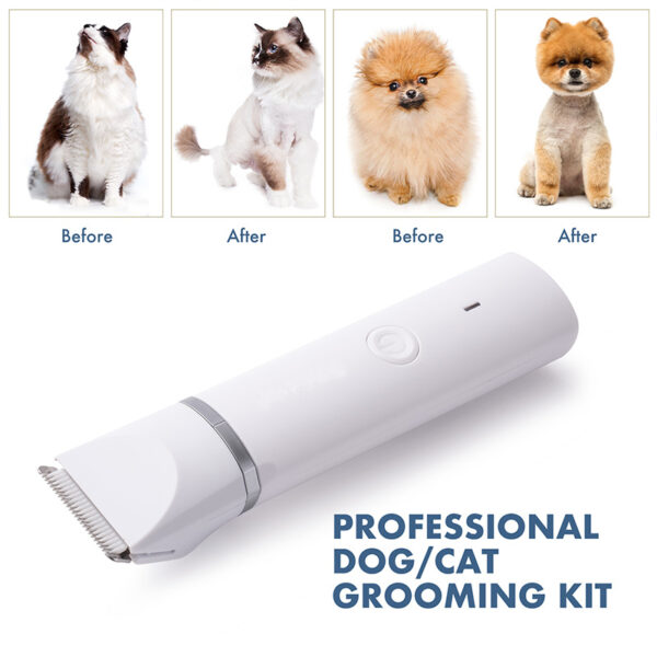 4 in 1 Pet Hair Clipper with 4 Blades Grooming Machine Trimmer & Nail Grinder Prefessional Haircut For Dogs Cats Drop Shipping - Image 3