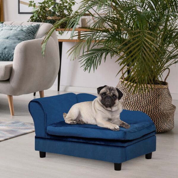 Luxury Small Dog Bed With Hidden Storage - Image 3