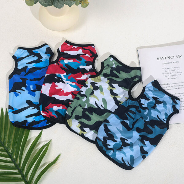 New Camouflage Vest Dog Clothes - Image 10