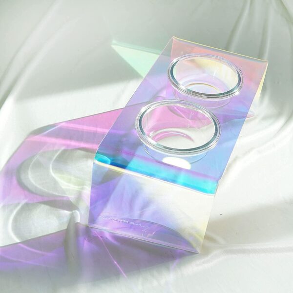 Acrylic Pet Dazzling Bowl Food Basin Small Dog - Image 5