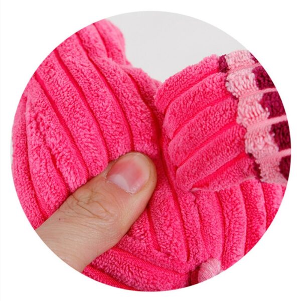 Vocal Animal Plush for Pet Dog Molar Teeth Cleaning Training - Image 2
