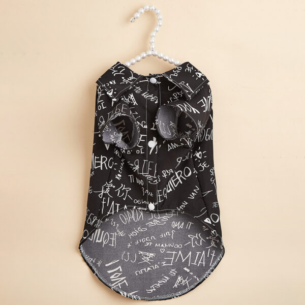 Letter Print Clothes Small Dog Top - Image 4