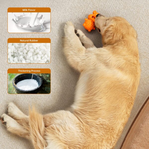 Dog Teething Toy Green, Orange 2-Pack - Image 4