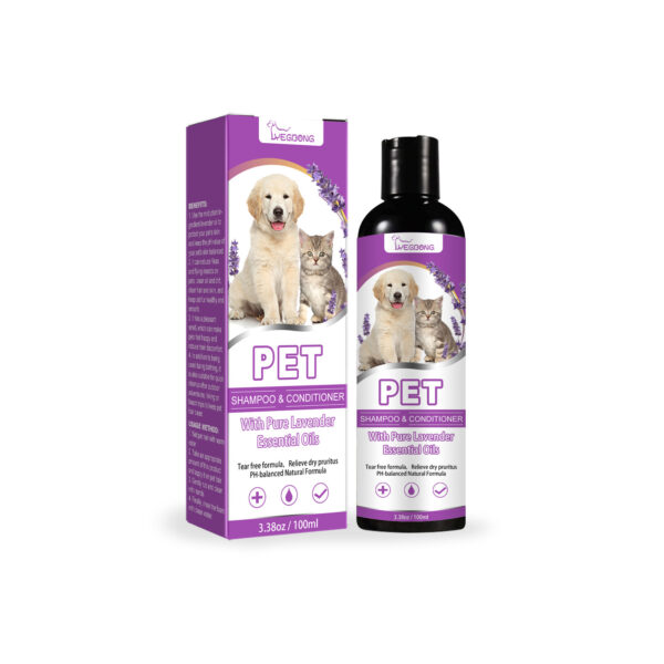 Pet Shampoo Pet Bath Relieve Skin Itching Hair Soft Non-knotted Shampoo - Image 9