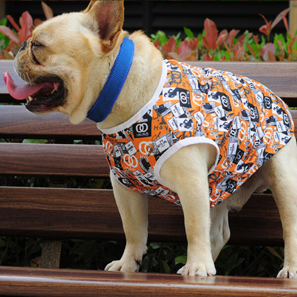 Dog Summer Printed Vest Clothes - Image 2