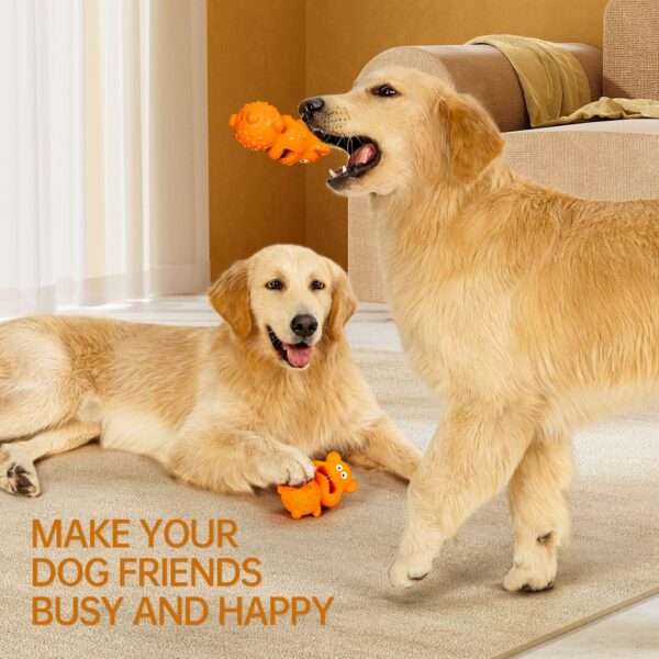 Dog Teething Toy Green, Orange 2-Pack - Image 2