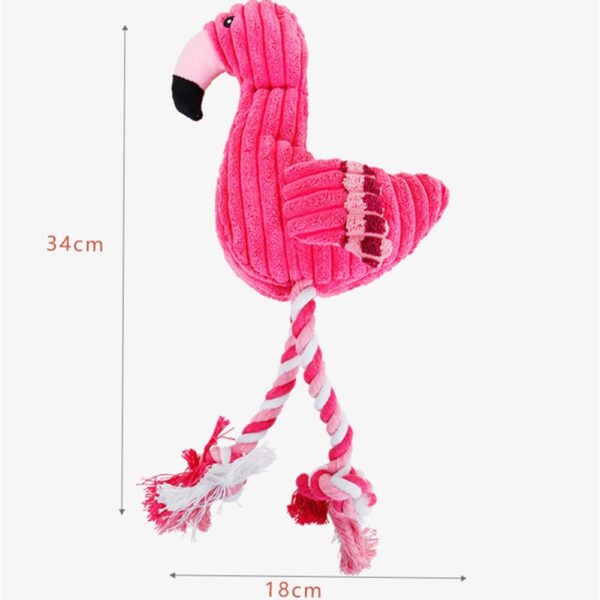 Vocal Animal Plush for Pet Dog Molar Teeth Cleaning Training - Image 6