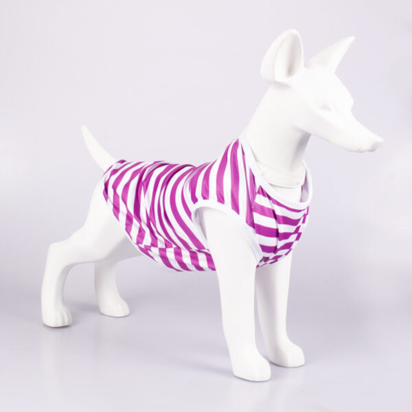 Pet Vest Comfortable Breathable Stripes Vest Dog Clothes - Image 3