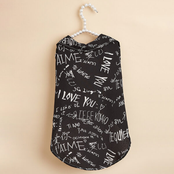 Letter Print Clothes Small Dog Top - Image 5