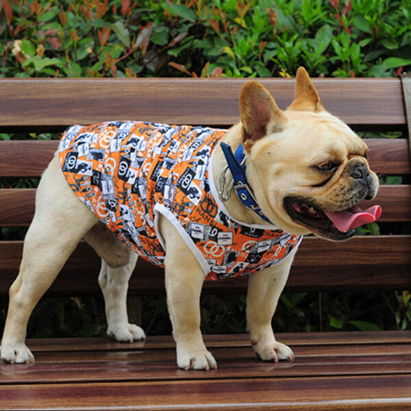 Dog Summer Printed Vest Clothes - Image 3