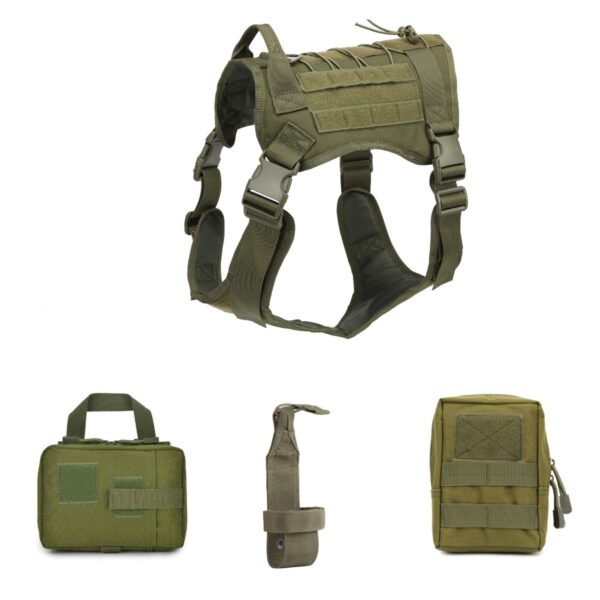 Outdoor Tactical Training Dog Clothes Large Dog Vest Camouflage Pet Vest - Image 6