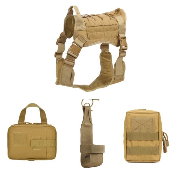 Outdoor Tactical Training Dog Clothes Large Dog Vest Camouflage Pet Vest - Image 7