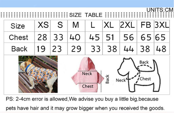 Dog Summer Printed Vest Clothes - Image 6