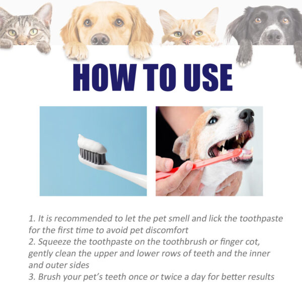 Pet Oral Cleaning Cream Cat And Dog Cleaning Oral Odor - Image 2