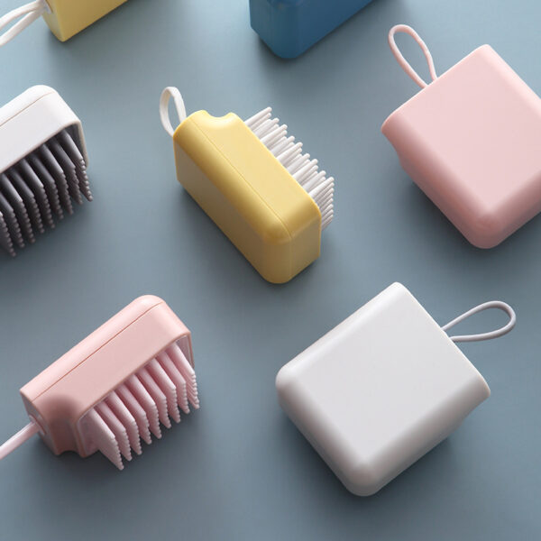 Pet Dog Cat Bath Brush Comb Multifunctional Brush Hair Fur Grooming Massaging Washing Comb Wet And Dry Remove Hair Knots - Image 9