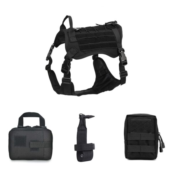 Outdoor Tactical Training Dog Clothes Large Dog Vest Camouflage Pet Vest - Image 3