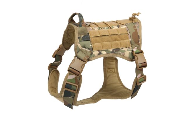 Outdoor Tactical Training Dog Clothes Large Dog Vest Camouflage Pet Vest - Image 4