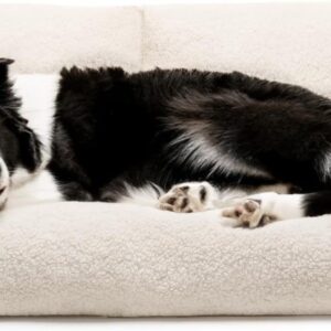 MEWOOFUN Pet Sofa For Medium Large Dogs & Cats - 40x24x12 Inch Washable Couch With Removable Cover & Non-Slip Bottom, Orthopedic Support Bed
