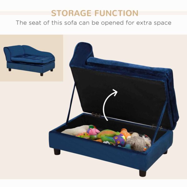 Luxury Small Dog Bed With Hidden Storage - Image 4