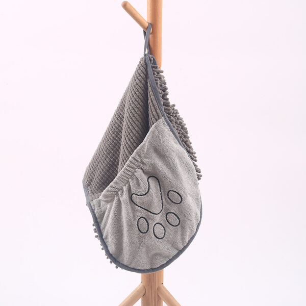Pet Scrubbing Towel For Cats And Gloved Bath Towels - Image 2