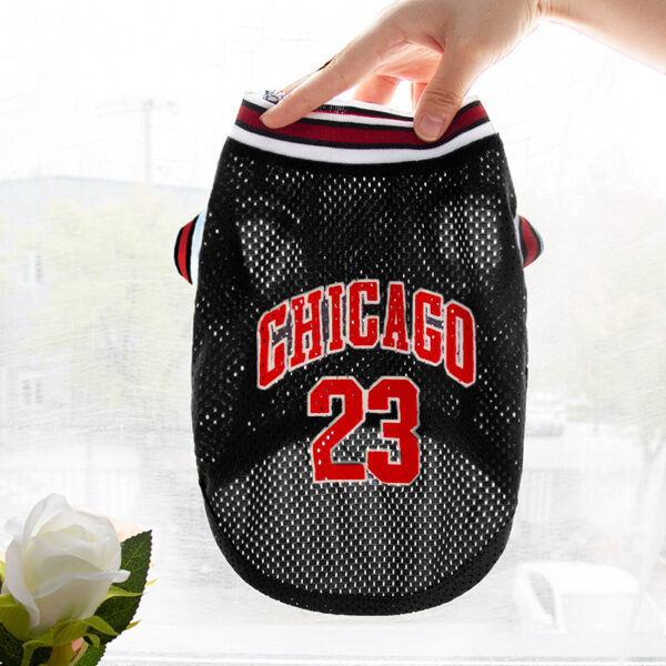 Pet Clothes Basketball Vest Large Mesh Summer Dog Clothes - Image 7