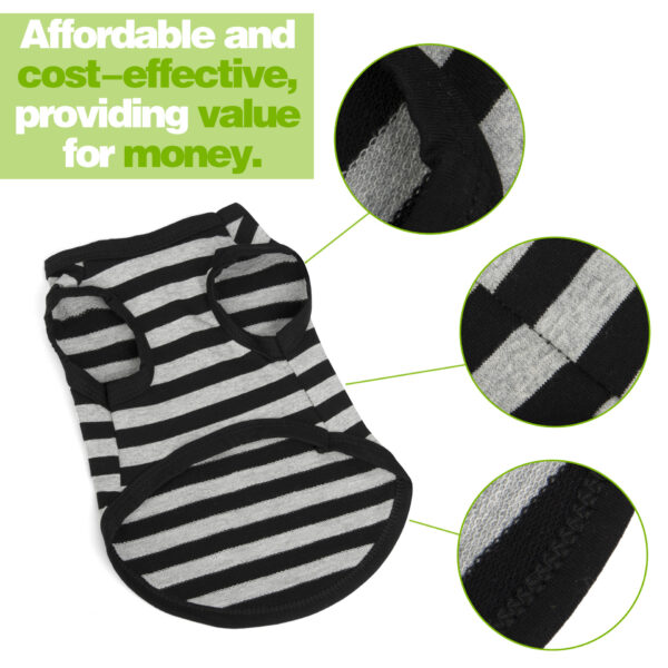 Summer Thin Cotton Striped Vest Dog Clothes - Image 9