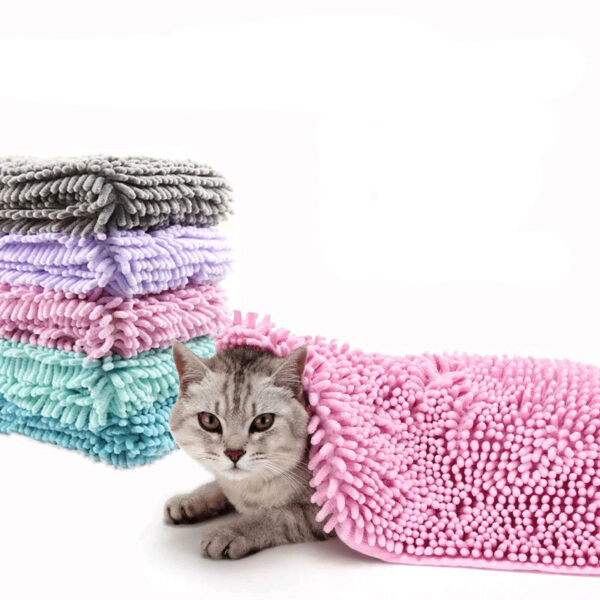 Pet Chenille Extra Size Quick-drying Absorbent Towel - Image 2