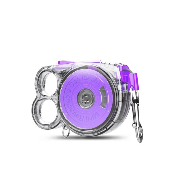 Mini Retractable Dog Leash, Suitable For Small Pets. With A Lightweight Design, It Is Convenient To Use And Is A Must-have For Outdoor Activities. - Image 4