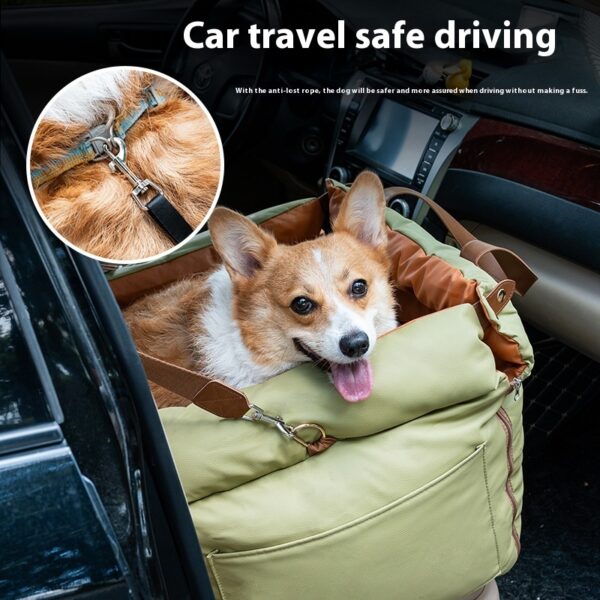 Portable Car Kennel Anti-dirty Removable And Washable Pet Safety Chair - Image 2