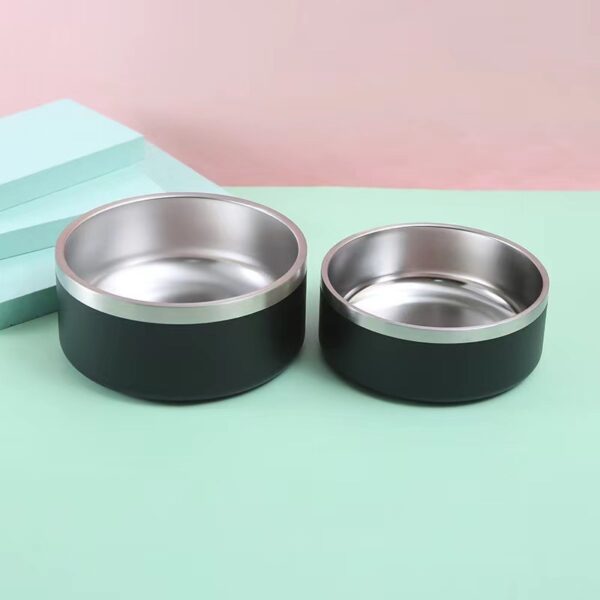 Stainless Steel Dog Bowl Upright Dog Bowl - Image 6