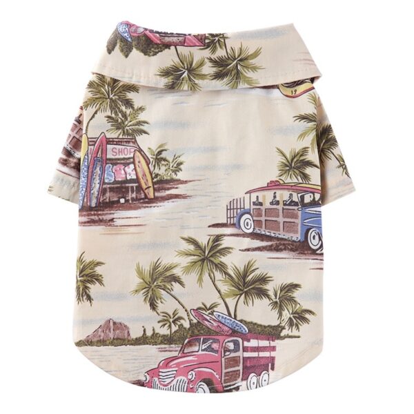Hawaiian dog style shirt clothes - Image 10