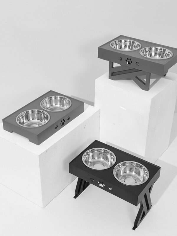 Stainless Steel Food Grade Double Bowl Slow Food Bowl - Image 2