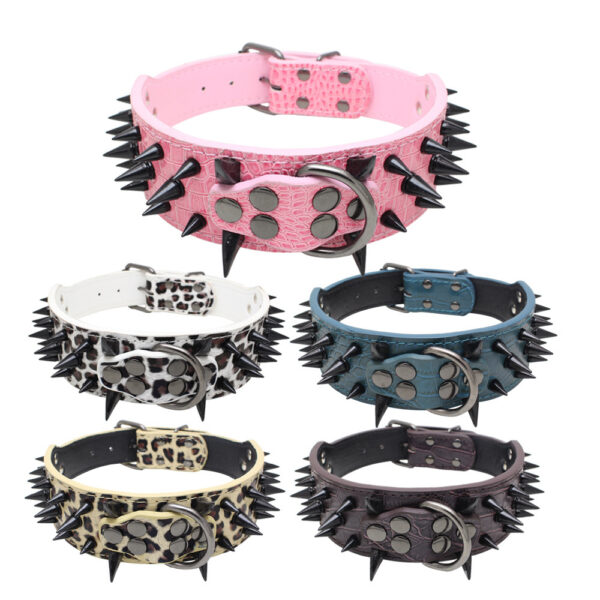 Large Explosion-Proof Rivet Bite-Proof Pet Collar - Image 3