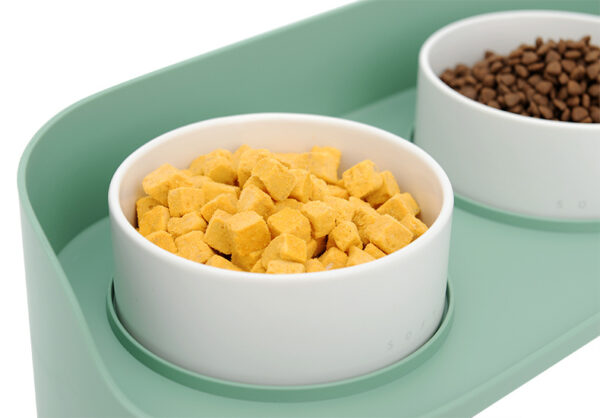 Ceramic Dog Food Bowl on Food Table - Image 5