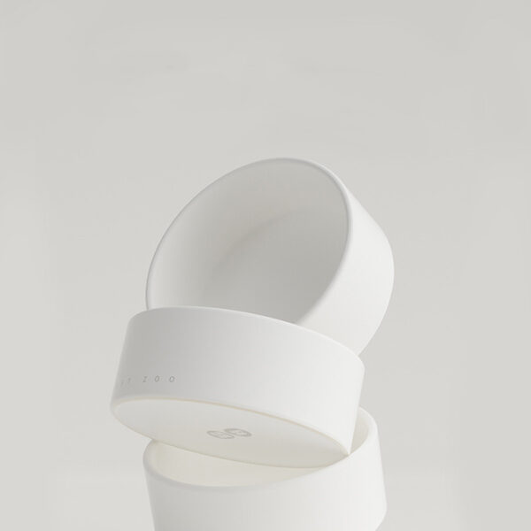 Ceramic Dog Food Bowl on Food Table - Image 4