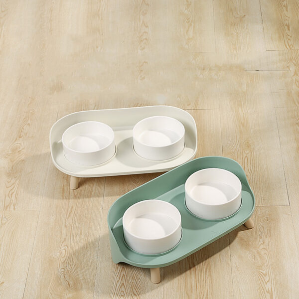 Ceramic Dog Food Bowl on Food Table - Image 2