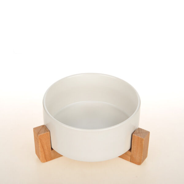 Ceramic Dog Food Bowl on Food Table - Image 8