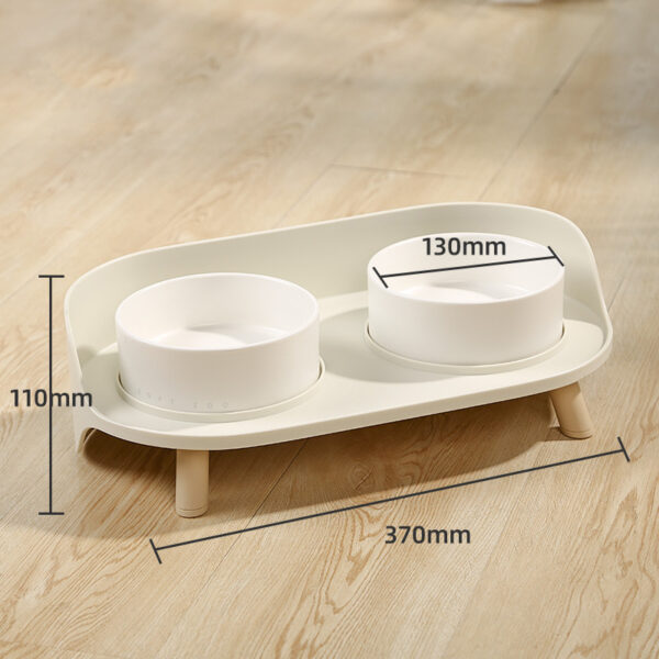 Ceramic Dog Food Bowl on Food Table - Image 3