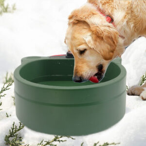 Pet Supplies Outdoor Heating Bowl Dog Food Tray