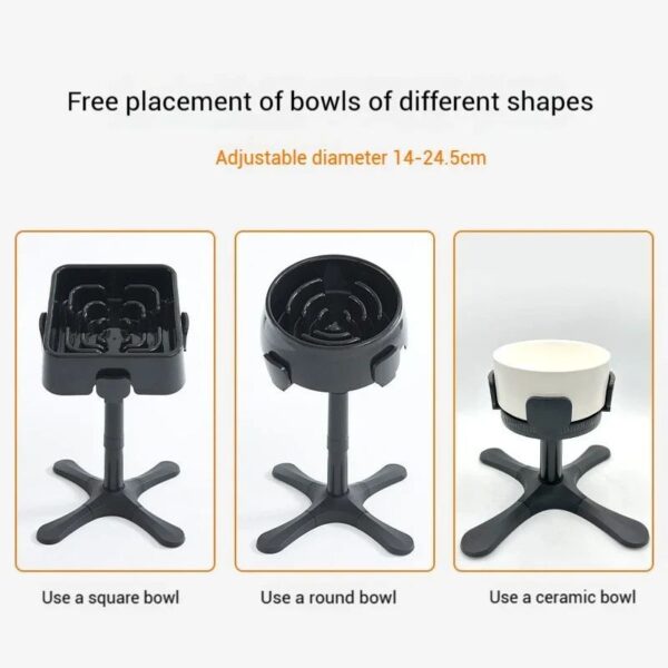 Adjustable Elevated Dog Food Bowls Stand Anti Slip Stability Pet Bowl Holder For Medium And Large Pets Pet Water Food Bowl - Image 7