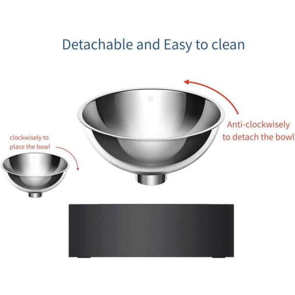 Adjustable Stainless Steel Pet Double Bowls Anti-Slip - Image 10