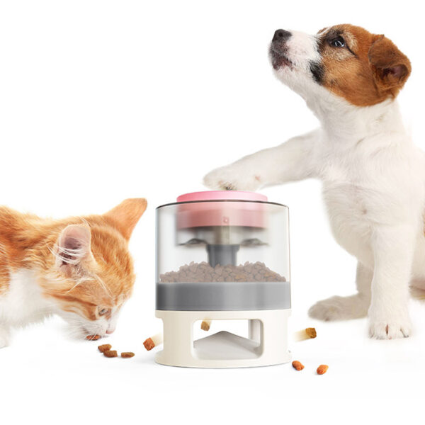 Dog Food Feeder Pet Accessories Cat Feeder Catapult Educational Dog Toys Pet Supplies Food Dispenser Just One Snap Comes Food - Image 3