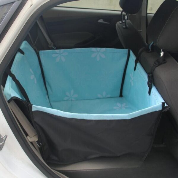 Rear Printed Double Layer Waterproof Pet Car Mat Pet Cat Dog Protection Pet Hanging Basket - Image 2